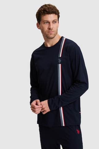 U.S. Polo Assn. Erkek Lacivert Pijama Takımı 50333255 Vr033