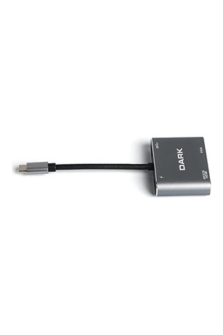 4in1 Usb C To Hdmı/vga + Usb3.0 + Pd Dönüştürücü Dk-ac-u31xhdv