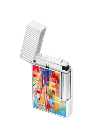 S.t. Dupont Ligne 2 Graffty Multicolor Çakmak C16024 Gri