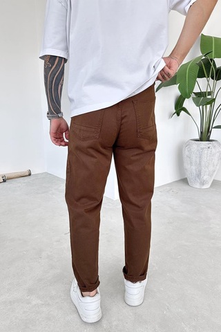 Kahverengi Basic Premium Regular Pantolon Kahverengi