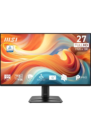 Msı Pro Mp275 E14l 27 1920x1080 Fhd 144hz 4ms Hdmı Vga Hdr Ready Amd Freesync Ips Monitor