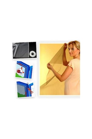 Büro Ev Ofis Haşeresi İçin 100x150cm Beyaz Pencere Cam Sinekliği