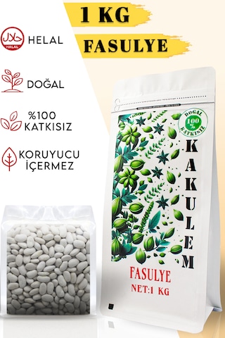 Kakulem İri Boy Haşlamalık Yemeklik Kuru Fasulye 1 KG
