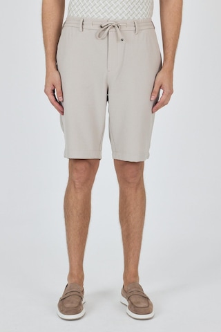 İmza Bej Düz Esnek Gabardin Casual Şort 1016250150 Bej