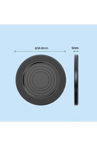 Sandwich Siyah Alüminyum+silikon Magsafe Tutucu - iPhone Uyumlu 15/14/13/12 Serisi İçin Güçlü Manyetik Tutma Ve Kırık Koruma