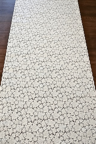 Pvc Dantel Raf -dolap -çekmece -masa - Sehpa -örtüsü - 50 Cm X 3 Metre-desen4 Beyaz