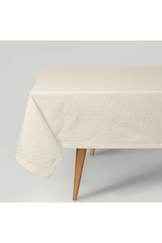 Linens Motion 150x300 Cm Masa Örtüsü Ekru