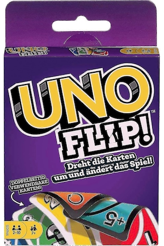Mattel Games Gdr44 - Uno Flip, 7 Yaş İçin Kart Oyunları+