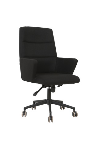 Hunt Mobilya Vaga Siyah Kumaş Ofis Çalışma Koltuğu