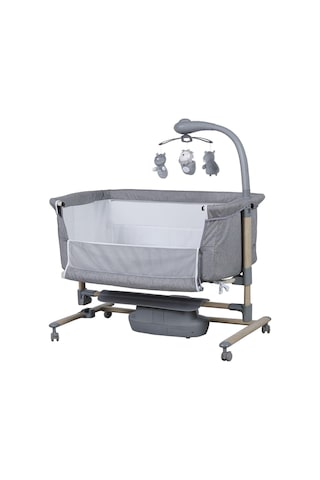 Prego Carmela Elektrikli Anne Yanı Beşik - Gri