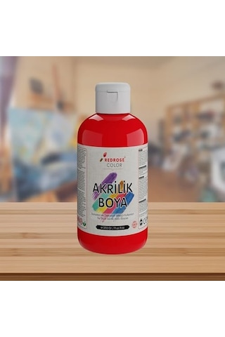 Kırmızı Akrilik Boya 250gr
