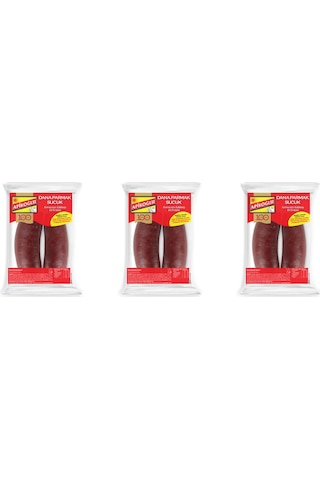 Dana Parmak Sucuk 200 Gr. Üçlü Paket Toplam 600 Gr.