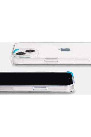 Fitcase Apple Uyumlu iPhone 15 Kılıf Kamera Korumalı Silikon Şeffaf Arka Kapak