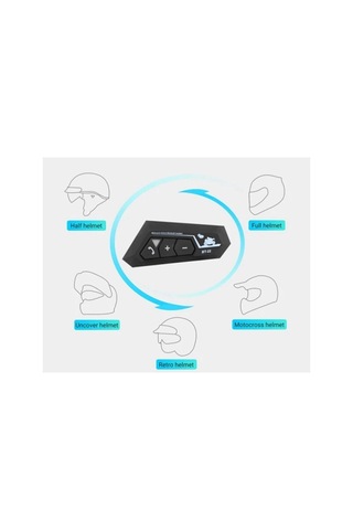 Bt22 Kask Kulaklık Bluetooth Motosiklet Kulaklık 5.0 Bluetooth Interkom Motorsiklet Kulaklık Krgltgsgybbacs3qe3ı
