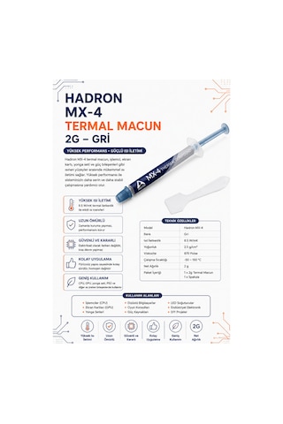 Hadron Mx-42 Termal Macun 2g - Gri