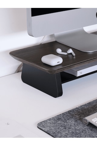 Küçük Monitör Standı Ceviz