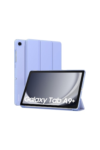 Samsung Galaxy Uyumlu Tab A9 Plus X210 X213 X215 X217 Kılıf New Pu Deri Smart Standlı Case Uyku Modlu