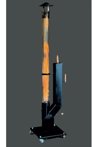 Fbt Roket Soba Cam Borusu 100 Mm Cap