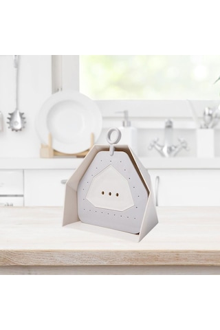 Homyl Mini Faraş Ve Silecek Seti Scrubber Taşınabilir Gri Gri