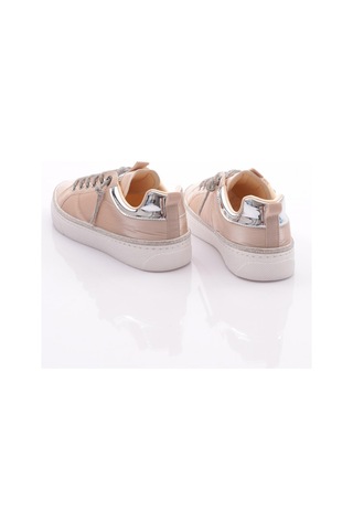 Dgn 2477 Kadin Taş İp Desenli Sneaker Ayakkabi 2477-1571-R0178 Bej