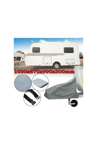 Suntek Naylon Karavan Bağlantı Kapağı Su Geçirmez Toz