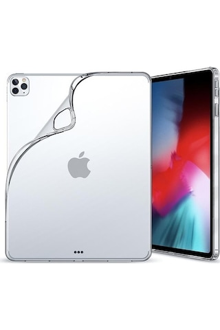 Apple Uyumlu iPad Pro 12.9 2020 4. Nesil Kılıf A2229 A2069 Silikon Soft Kılıf