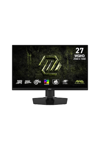 MSI 27 MAG 274QPF E20 Flat Rapid IPS 200 Hz 0.5 MS Freesync Premium Pivot Gaming Monitör