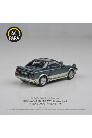 Para64 Toyota 1985 Mr2 Mk1 Greengold Pa-55368 Çok Renkli