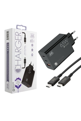 Subzero Sg88 65w Usb+pd+pd Girişli Süper Fast Type-c Şarj Aleti