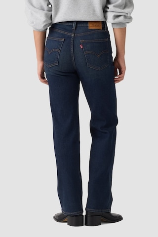 Levi's 723 Yüksek Bel Düz Kesim Lost Letters Med Indigo Kadın Jean-24640 Mavi