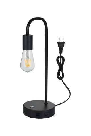 Tomshine Endüstriyel İki Usb Şarj Portlu Masa Lambası Diğer