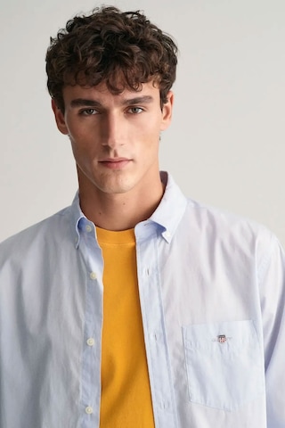 Gant Erkek Regular Fit Düğmeli Yaka Gömlek - Mavi Lıght Blue
