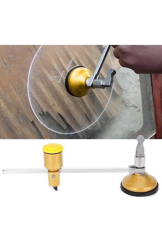 Maotai Shop Cam Kesici 360 Döndürme Daire Pusulası