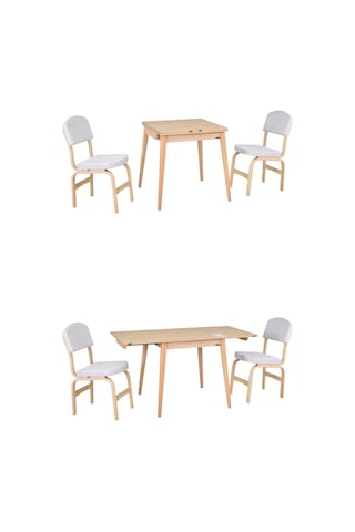 Vilinze Ege Sandalye Avanos Ahşap Mdf Mutfak Masası Takımı - 70x140 Cm Diğer