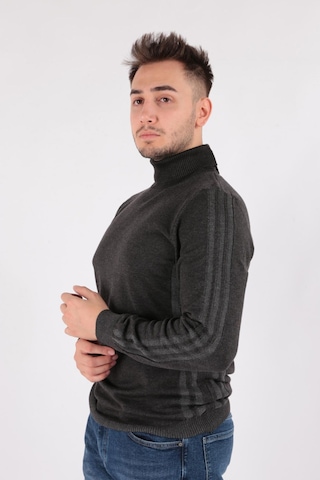 Cazador 3070-fw Erkek Tam Balıkçı Kazak 23KCEEO03070-R9414 Antrasit Melanj