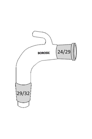 Borosil Cam Dağıtım Adaptörü - Havalandırmalı 24 29 - 29 32