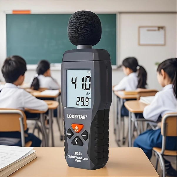 Willowhaven Ld353 Profesyonel Ses Şiddeti Ölçer El Tipi Desibel Metre 30-130db Gürültü Ölçüm Cihazı