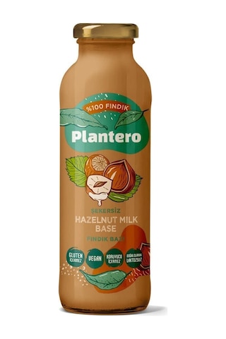 Fındık Sütü Bazı Konsantre Bitkisel Süt 250gr, %100 Fındık, Şekersiz