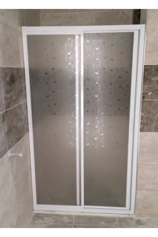 Nokta Duşakabin 120cm Duvardan Duvara Teknesiz Mika Duşakabin Nd401 Şeffaf
