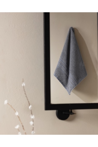 Madame Coco Alissa %100 Pamuk Yüz Havlusu - Lacivert 8684427128329 Lacivert