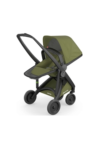 Greentom Reversible Çift Yönlü Bebek Arabası Siyah Şasi