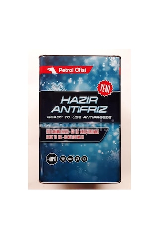Petrol Ofisi Hazır Antifiriz -40 Teneke 16 Kg