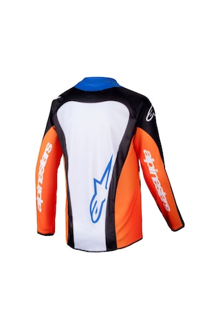 Alpinestars Racer Melt Off-road Genç Motosiklet Jerseyi Oranj Mavi Beyaz