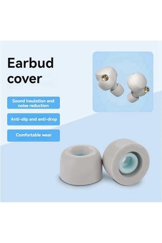 Çift Ses Yalıtımlı Ve Gürültü Önleyici Kulak Tıkacı Hafızalı Köpük Kulaklıklar -1000xm4 Bluetooth Kulaklıklar İçin Siyah-s