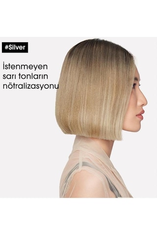 L'oreal Professionnel Silver Çok Açık Sarı, Gri Ve Beyaz Saçlar Için Renk Dengeleyici Refill 500 Ml
