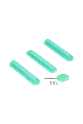 Ximistore9 Surf Tahtası Uçak Kuyruğu Kanalı, Yeşil Plastik 3lü Fın Kutusu, Sabit Tutucu, Dayanıklı, Kolay Kurulum, Surf Aksesuarı