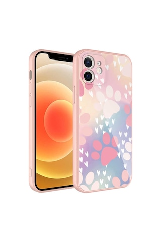 Apple Uyumlu iPhone 11 İle Kılıf Kedi Köpek Patili Temalı Telefon Kılıfı Kapak