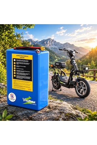 VSM Uyumlu 48v 18ah LiFePO4 Smart Batarya (uzun menzil, stabil güç, 10 yıl ömür) +Bluetooth