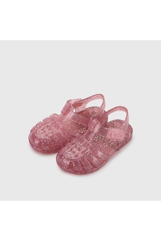 Igor S10329 CLASICA CRISTAL Çocuk Fucsia Multi Glitter Sandalet