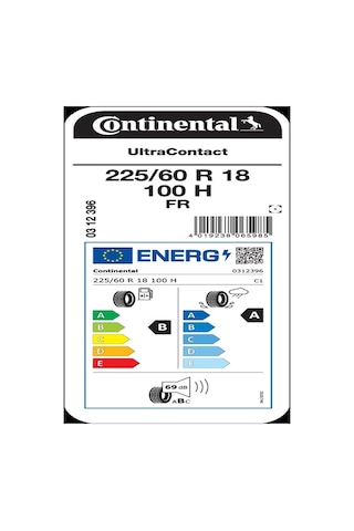Continental 225/60 R18 100h Fr Ultracontact Yaz Lastiği 2026